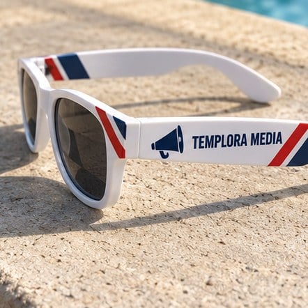 Custom Printed-Temple Sunglasses